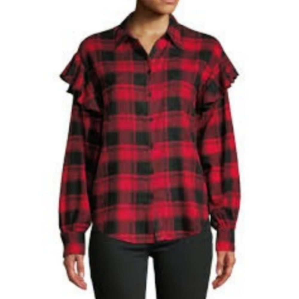 Romeo & Juliet Couture shirt in buffalo print